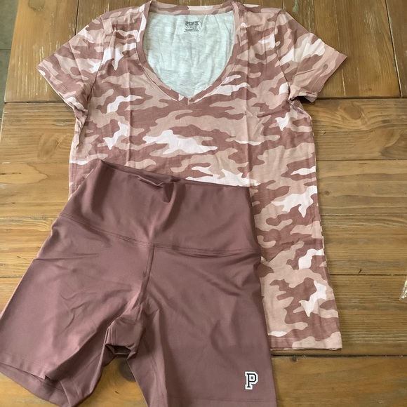 NEW VS PINK Blush Camo outfit - Picture 6 of 7